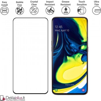 Apsauginis stikliukas per visą ekraną (GALAXY A80)